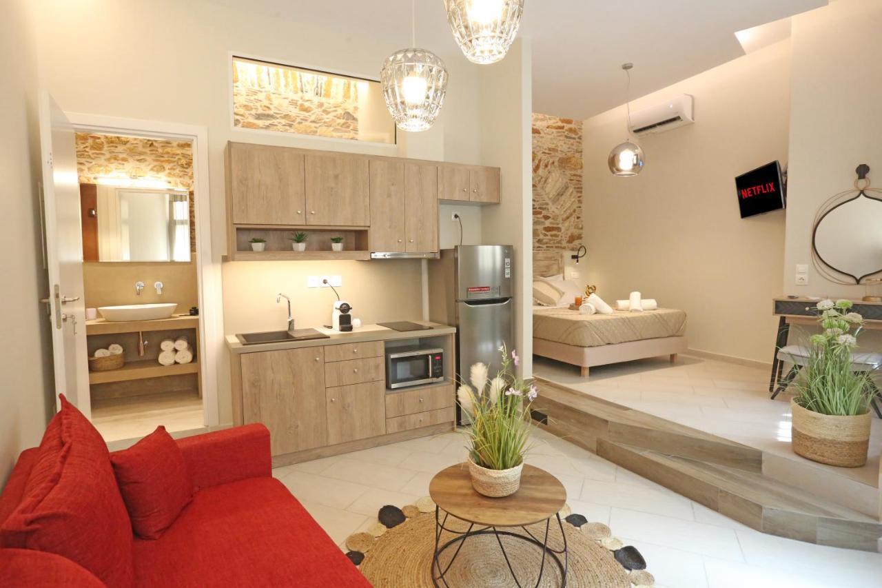 One Suite Syros แอร์มูโปลี ภายนอก รูปภาพ